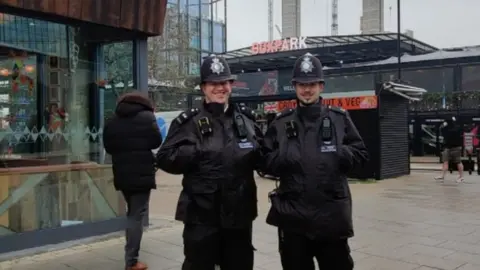 BBC PC Alex Challis and PC Josh C