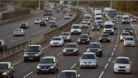 Traffic on a motorway