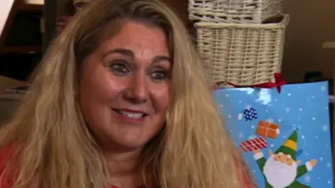 BBC Ms Churchill siting down