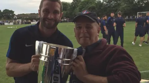 David Bishop David Bishop with the SkyBet cup