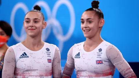 Reuters Jessica (left) and Jennifer Gadirova