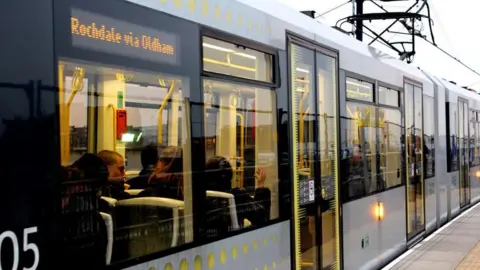 BBC Metrolink tram