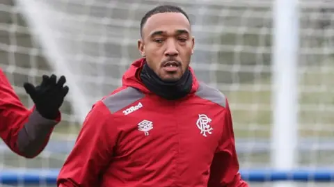 Rangers' Derek Cornelius in training