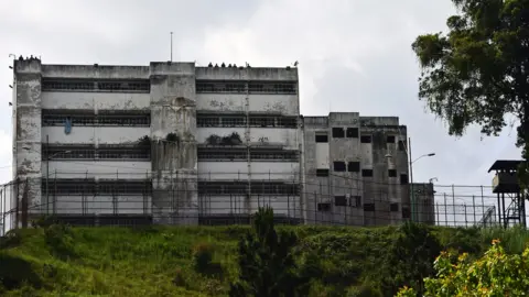 Getty Images A view of the Ramo Verde penitentiary in Los Teques