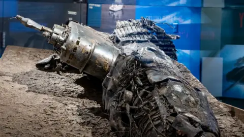 Central Intelligence Agency Model of the sunken and deteriorated K-129 submarine