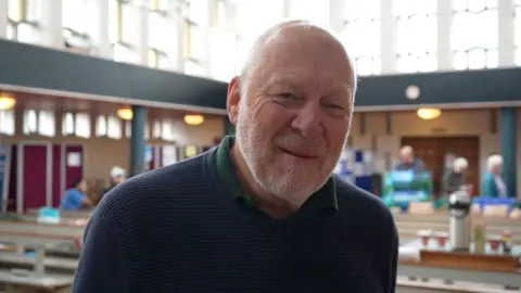 Jamie Niblock/BBC Andy Thornton, chief executive at the Michael Roberts Charitable Trust