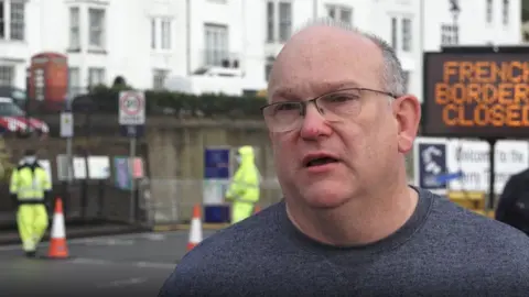 PA Media German lorry driver Ronald Schroeder