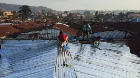 MEER  Reflective MEER roof in Freetown