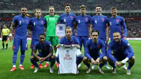 Football Association England shirt tribute