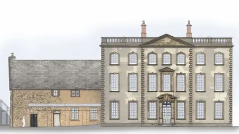 Alamy Artist's impression of the refurbished Sherborne House