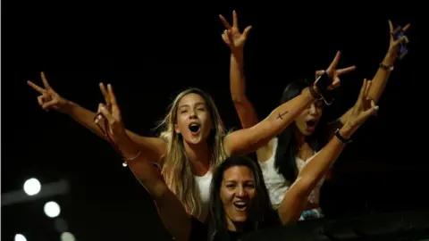 Reuters Supporters of Jair Bolsonaro cheer after he was elected president of Brazil