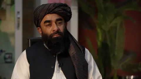 Zabihullah Mujahid, Taliban chief spokesperson.