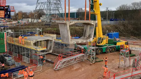 HS2 Segments used for the viaduct