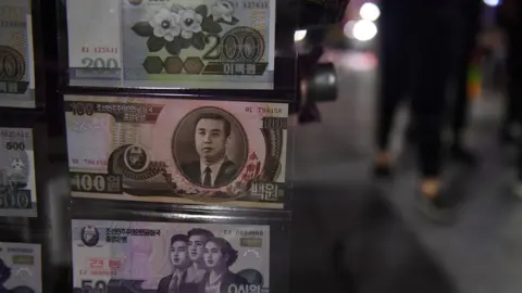 AFP/Getty Images North Korean currency