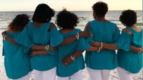 @KrisMichelle_ The remaining five members of the Sensational Six looking out to sea