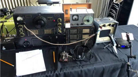 The NAtional Museum of computing  radio equipment