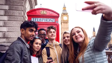 Getty Images People taking a selfie