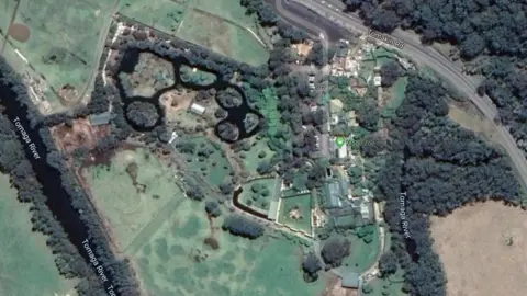 Google Maps Aerial view of Mogo Zoo