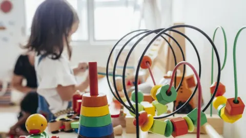 Getty Images Child playing at nursery