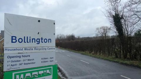 Bollington household waste recycling centres