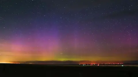 Stuart Hill Northern Lights from Wells-next-the-Sea, Norfolk