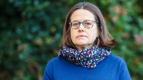 Benjamin Paul Jackie in her garden