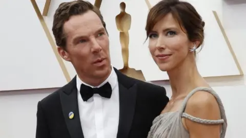 Reuters Benedict Cumberbatch and wife Sophie Hunter