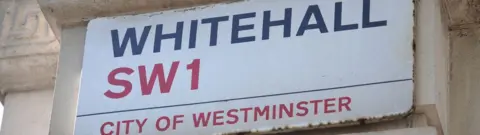 PA Media Whitehall sign