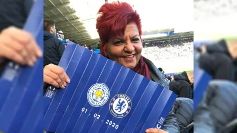 Anjna Kotecha-Karia Anjna at a previous Chelsea game