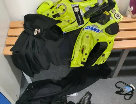 Dave Thompson Police uniform