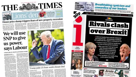 Times/i front pages