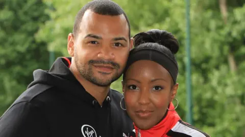 Getty Images Michael Underwood and Angellica Bell in 2012