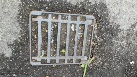 Steve Gill Drain entirely blocked with mud