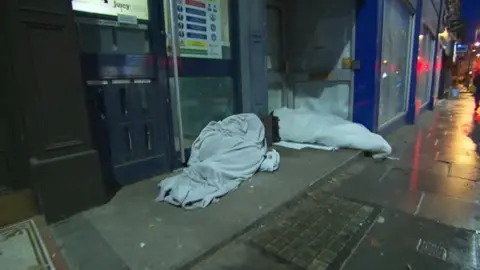 Rough sleepers Nottingham