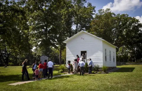 Getty Images Fully restored, the school was opened to the public a year later