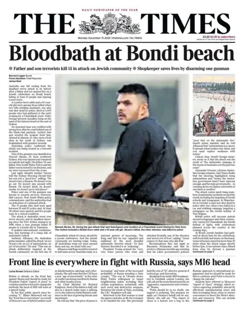 "Bloodbath at Bondi beach".