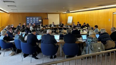 A meeting of Cornwall Council 