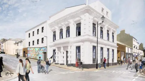 BBC Artist's impression of how the Carlton Cinema could look
