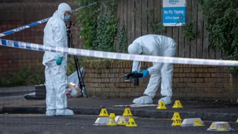 Forensics at the scene 
