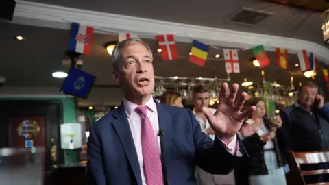 PA Media Nigel Farage