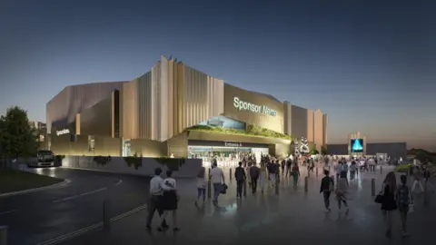 AEG Europe An artist's impression of the new arena