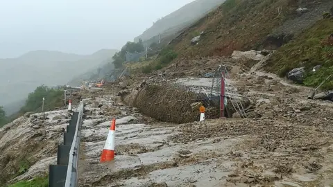 Bear Scotland Landslide at Rest and Be Thankful