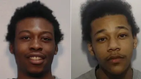 Greater Manchester Police Police custody images of Giovanni Lawrence and Shikeo Bell