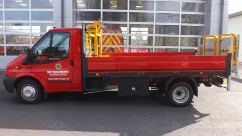 Fire truck stolen from Tuxford Fire Station, in Nottinghamshire