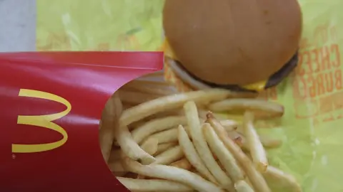 Getty Images McDonald's cheeseburger