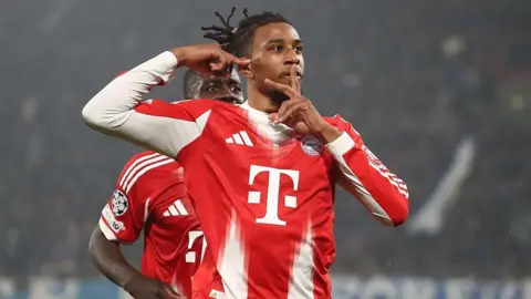 Michael Olise celebrates