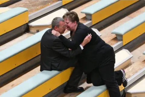 Hartlepool Mail Mike Hill and wife Glynis