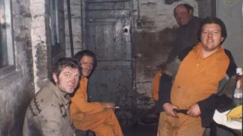 Rab Wilson Miners at the Barony Colliery in 1983