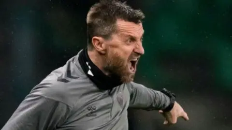Eirik Horneland on the touchline with Saint-Etienne