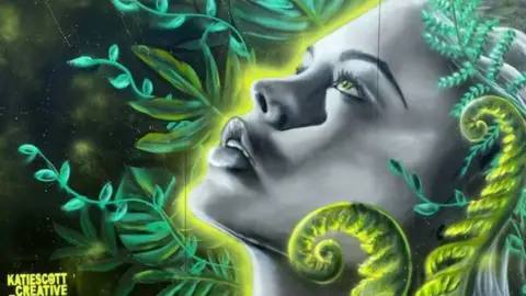 NUE Painting by Katie Scott